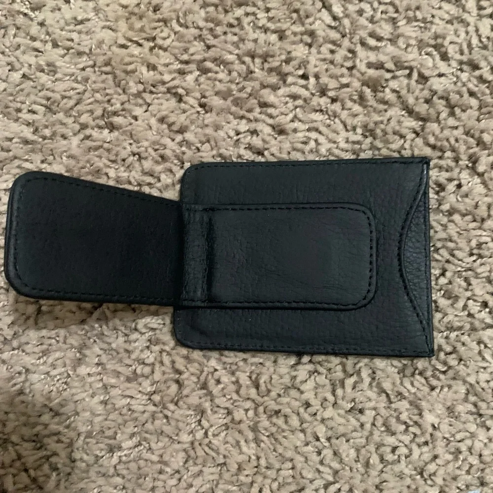 Pittsburgh Steelers Genuine Leather Money Clip Card Holder